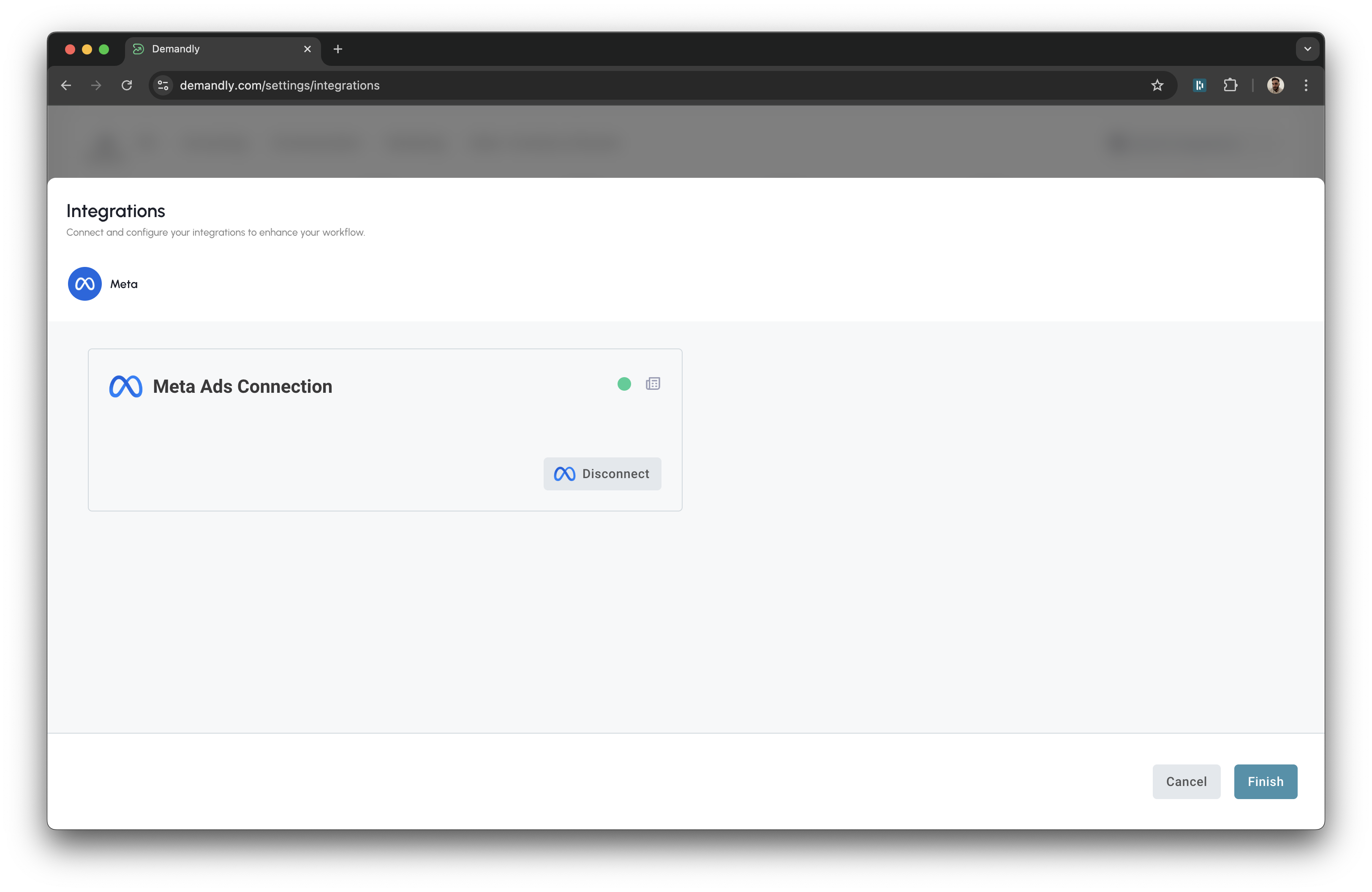 Meta integration verification