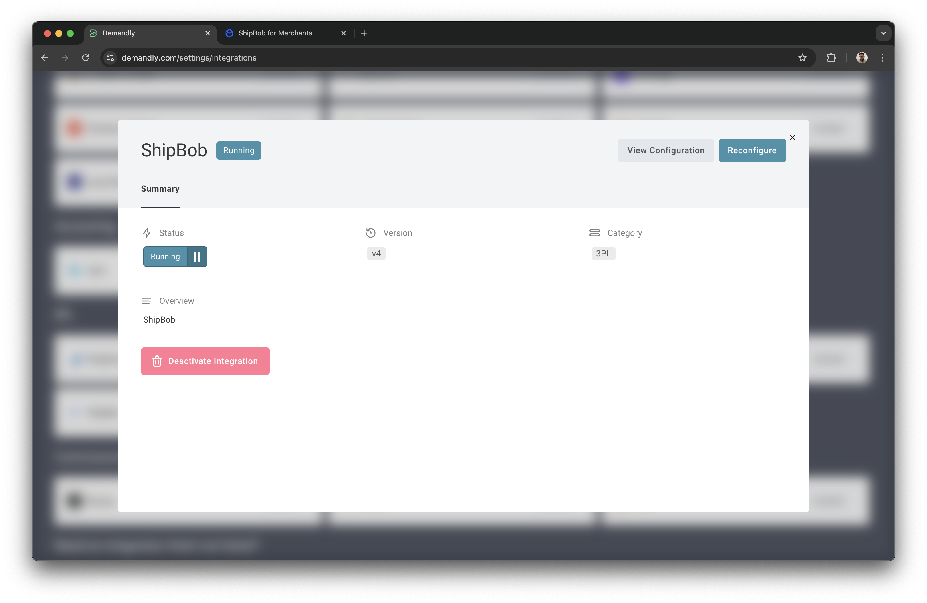 ShipBob integration verification