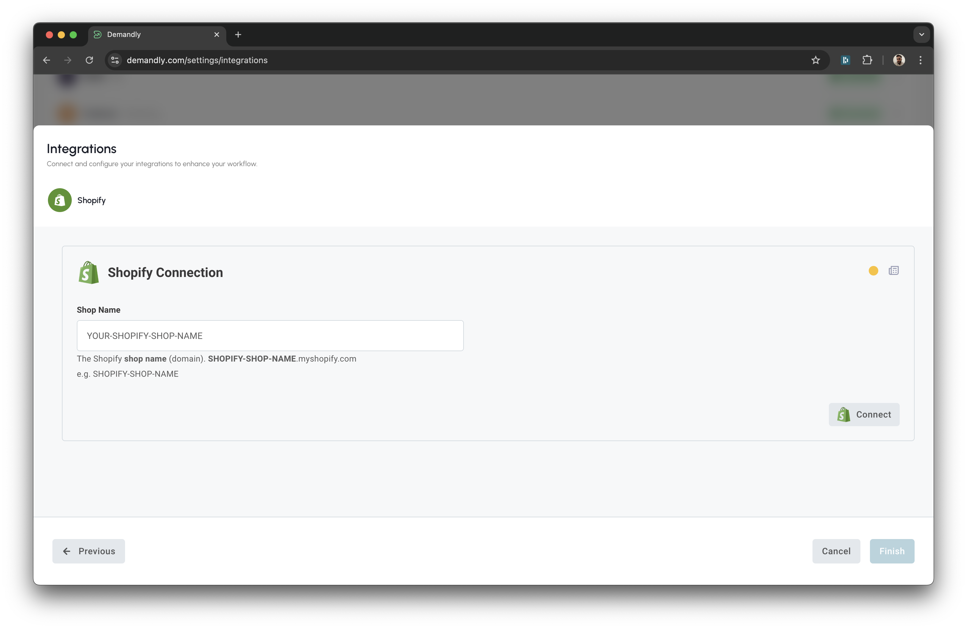 Shopify domain replacement